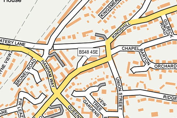 BS48 4SE map - OS OpenMap – Local (Ordnance Survey)