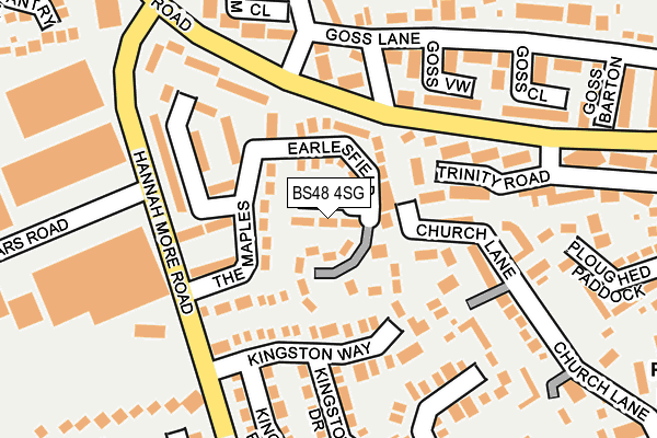 BS48 4SG map - OS OpenMap – Local (Ordnance Survey)