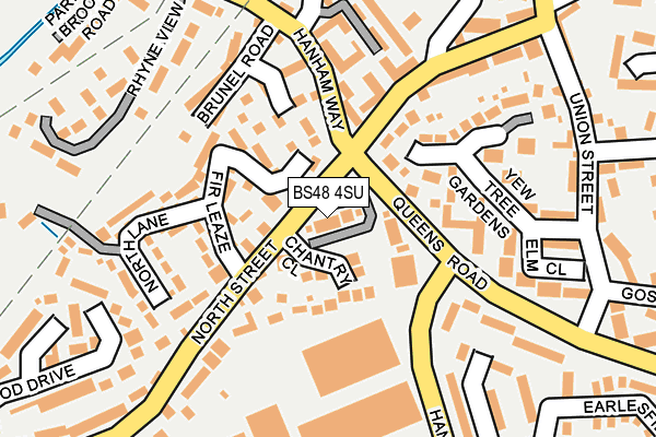 BS48 4SU map - OS OpenMap – Local (Ordnance Survey)