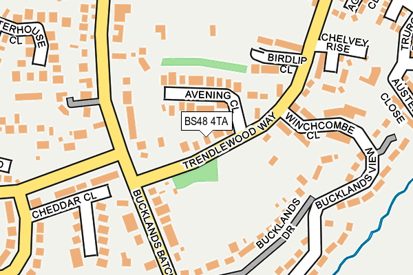 BS48 4TA map - OS OpenMap – Local (Ordnance Survey)