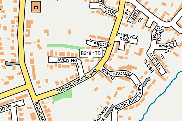 BS48 4TD map - OS OpenMap – Local (Ordnance Survey)