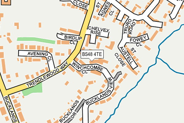 BS48 4TE map - OS OpenMap – Local (Ordnance Survey)