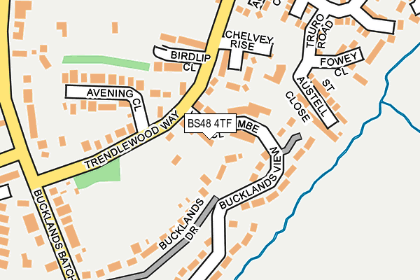 BS48 4TF map - OS OpenMap – Local (Ordnance Survey)