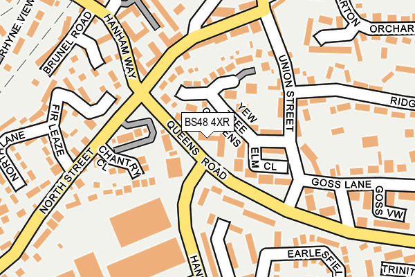 BS48 4XR map - OS OpenMap – Local (Ordnance Survey)