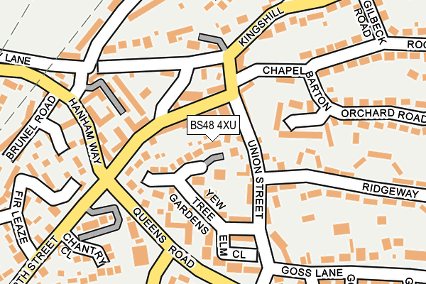 BS48 4XU map - OS OpenMap – Local (Ordnance Survey)