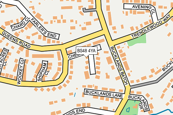 BS48 4YA map - OS OpenMap – Local (Ordnance Survey)