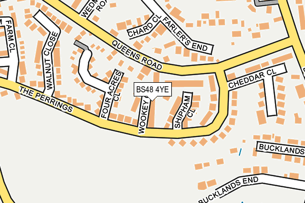 BS48 4YE map - OS OpenMap – Local (Ordnance Survey)