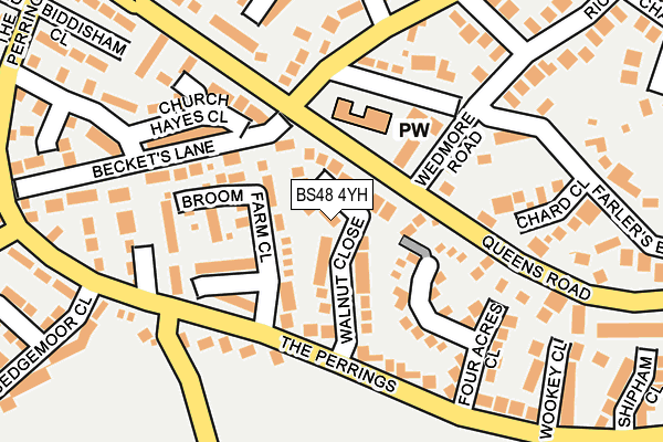 BS48 4YH map - OS OpenMap – Local (Ordnance Survey)