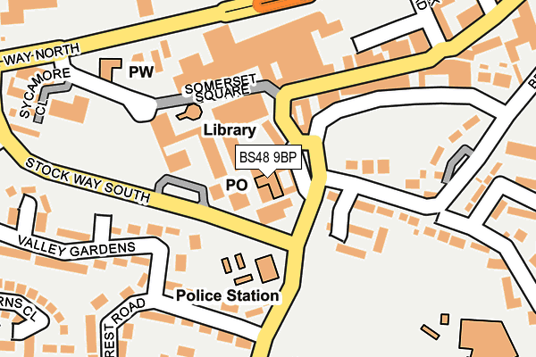 BS48 9BP map - OS OpenMap – Local (Ordnance Survey)