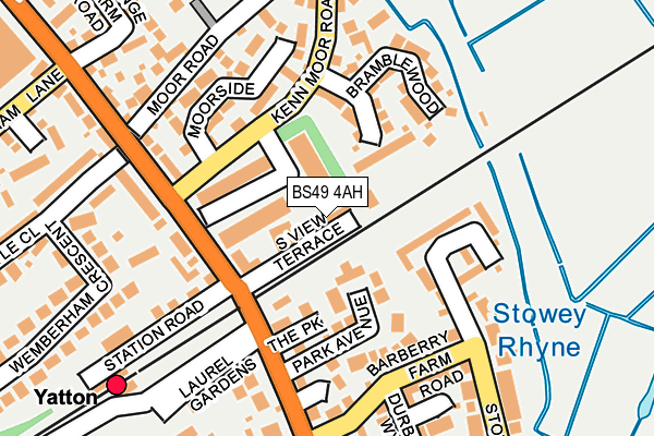 BS49 4AH map - OS OpenMap – Local (Ordnance Survey)