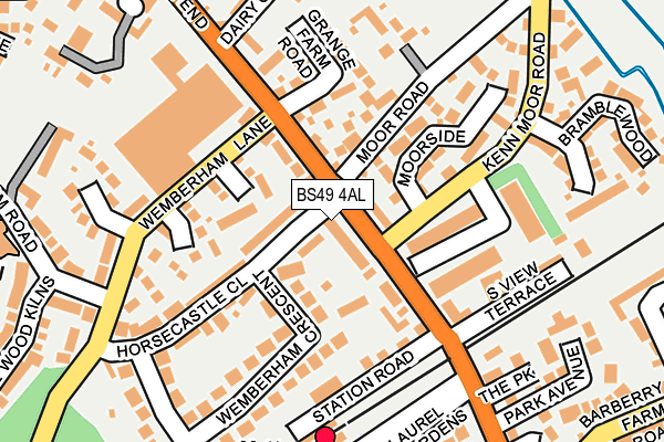 BS49 4AL map - OS OpenMap – Local (Ordnance Survey)