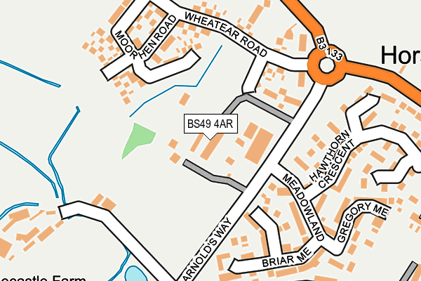 BS49 4AR map - OS OpenMap – Local (Ordnance Survey)