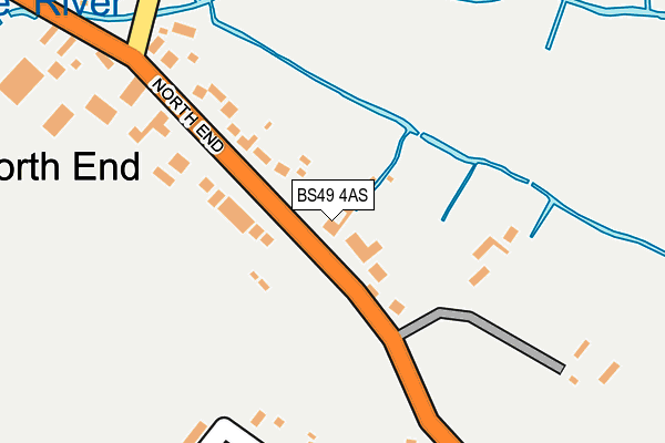 BS49 4AS map - OS OpenMap – Local (Ordnance Survey)