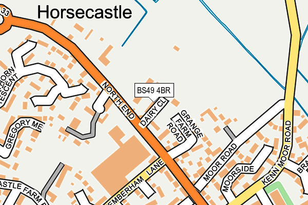 BS49 4BR map - OS OpenMap – Local (Ordnance Survey)