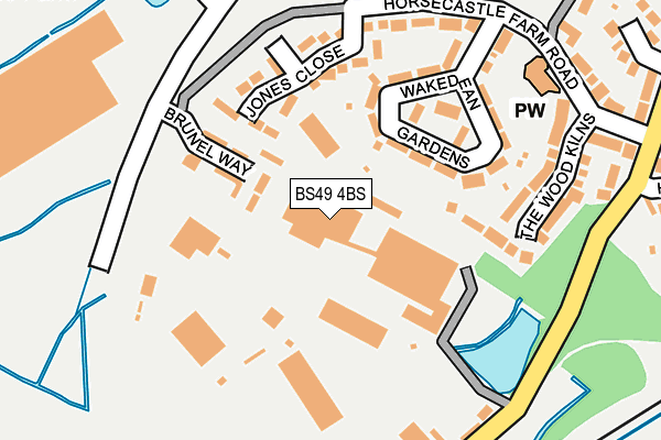 BS49 4BS map - OS OpenMap – Local (Ordnance Survey)