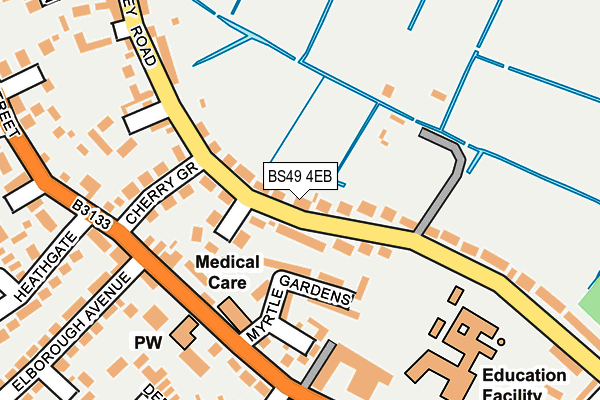 BS49 4EB map - OS OpenMap – Local (Ordnance Survey)