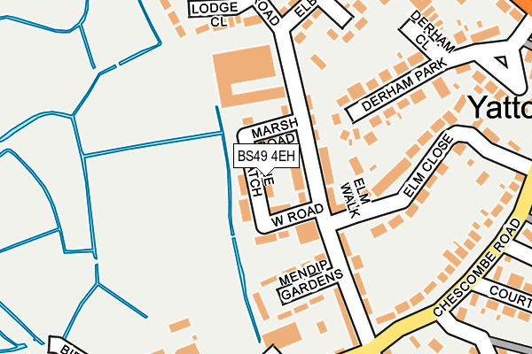 BS49 4EH map - OS OpenMap – Local (Ordnance Survey)