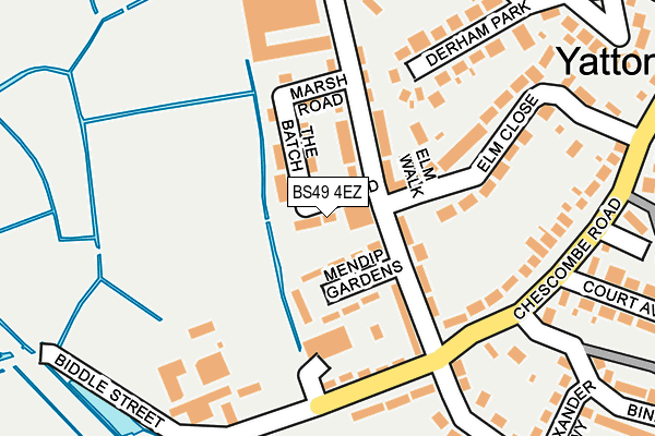 BS49 4EZ map - OS OpenMap – Local (Ordnance Survey)