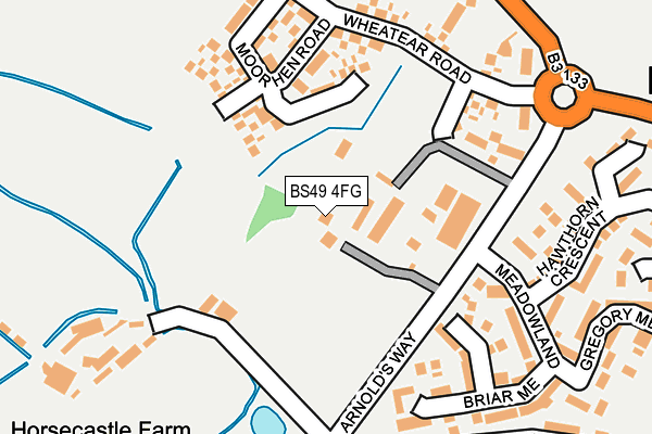BS49 4FG map - OS OpenMap – Local (Ordnance Survey)