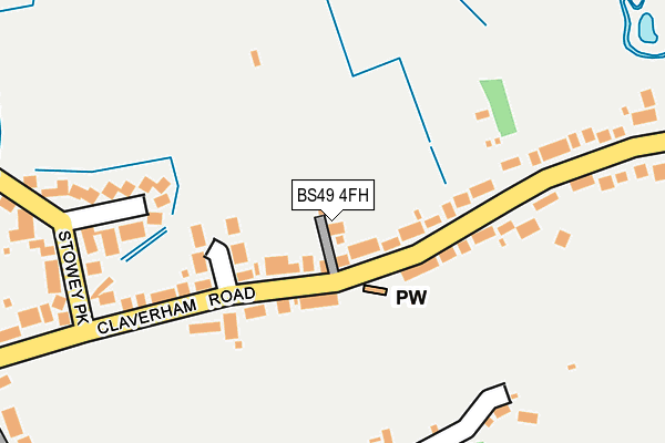 BS49 4FH map - OS OpenMap – Local (Ordnance Survey)