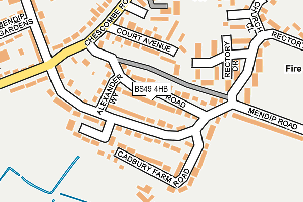 BS49 4HB map - OS OpenMap – Local (Ordnance Survey)