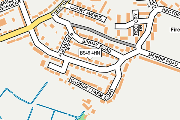 BS49 4HN map - OS OpenMap – Local (Ordnance Survey)