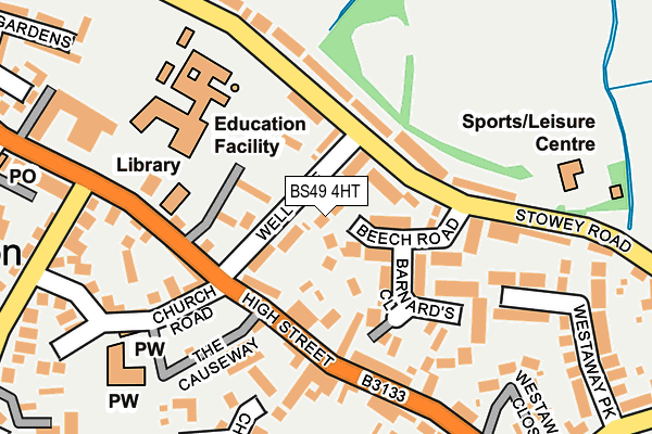 BS49 4HT map - OS OpenMap – Local (Ordnance Survey)