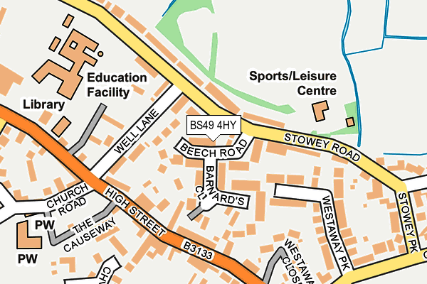 BS49 4HY map - OS OpenMap – Local (Ordnance Survey)