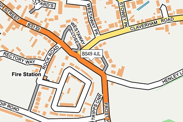 BS49 4JL map - OS OpenMap – Local (Ordnance Survey)