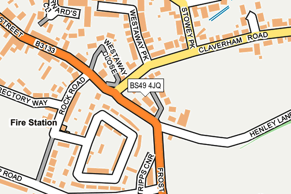 BS49 4JQ map - OS OpenMap – Local (Ordnance Survey)