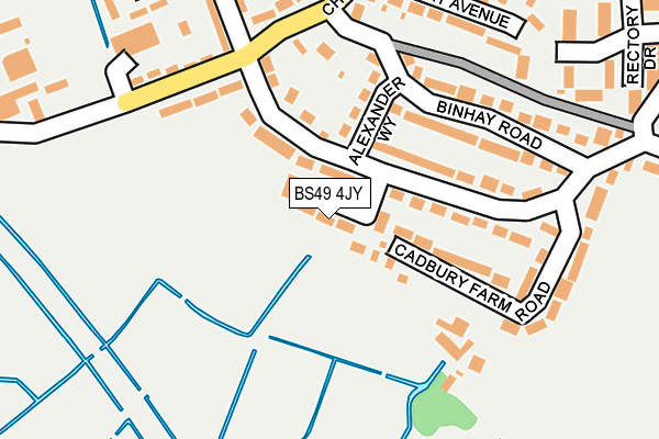 BS49 4JY map - OS OpenMap – Local (Ordnance Survey)