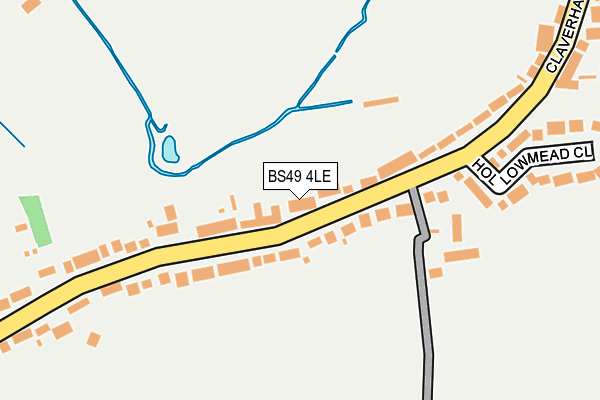 BS49 4LE map - OS OpenMap – Local (Ordnance Survey)