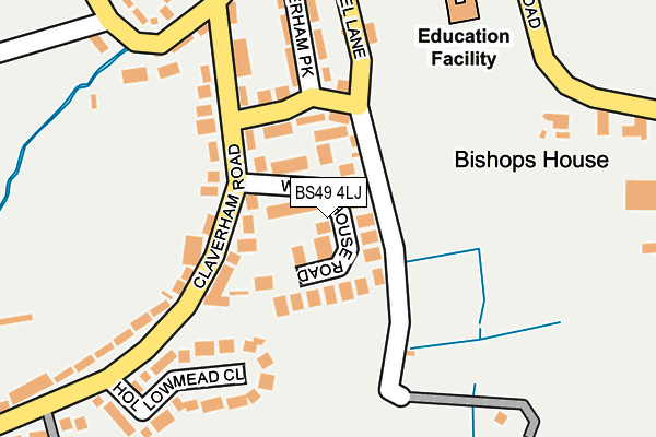 BS49 4LJ map - OS OpenMap – Local (Ordnance Survey)