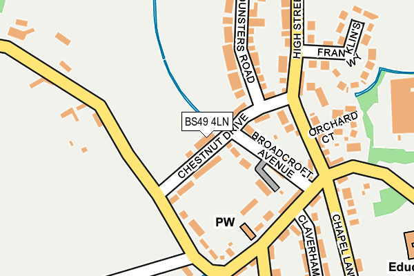 BS49 4LN map - OS OpenMap – Local (Ordnance Survey)