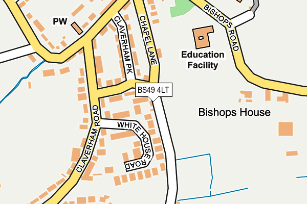 BS49 4LT map - OS OpenMap – Local (Ordnance Survey)