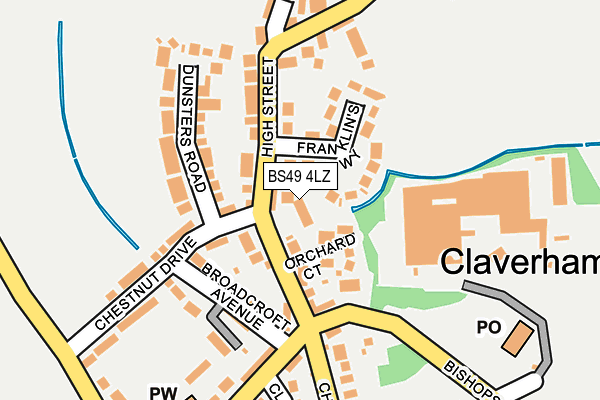 BS49 4LZ map - OS OpenMap – Local (Ordnance Survey)