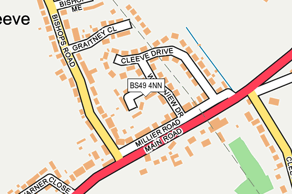 BS49 4NN map - OS OpenMap – Local (Ordnance Survey)