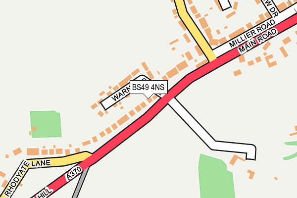 BS49 4NS map - OS OpenMap – Local (Ordnance Survey)