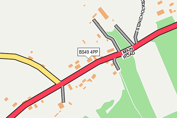 BS49 4PP map - OS OpenMap – Local (Ordnance Survey)