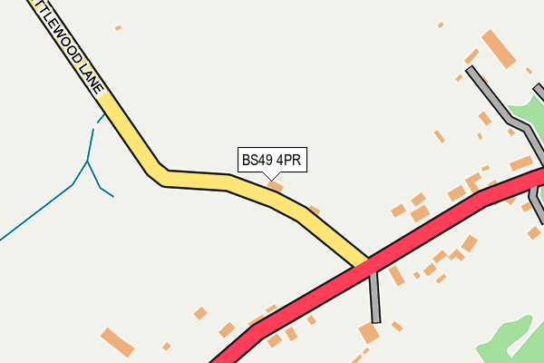 BS49 4PR map - OS OpenMap – Local (Ordnance Survey)