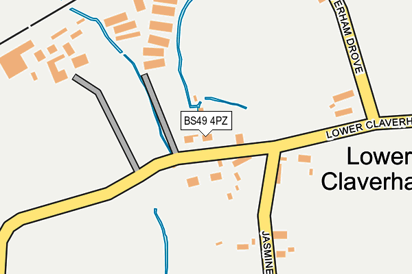 BS49 4PZ map - OS OpenMap – Local (Ordnance Survey)