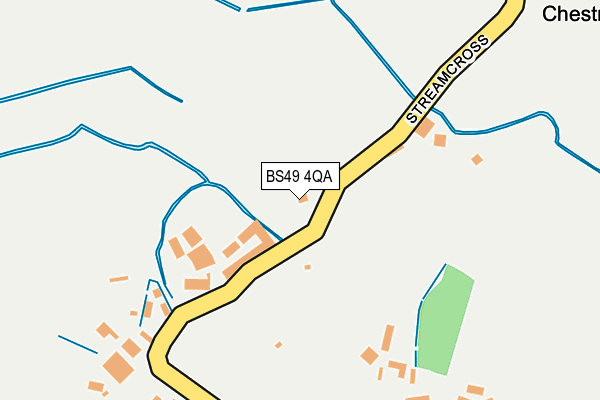 BS49 4QA map - OS OpenMap – Local (Ordnance Survey)