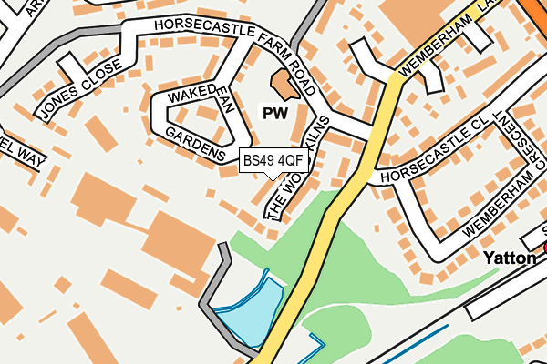 BS49 4QF map - OS OpenMap – Local (Ordnance Survey)