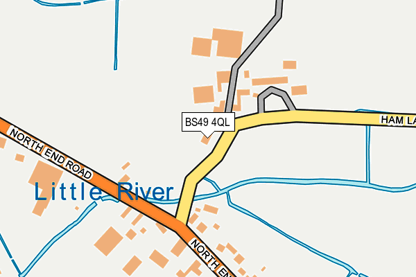 BS49 4QL map - OS OpenMap – Local (Ordnance Survey)
