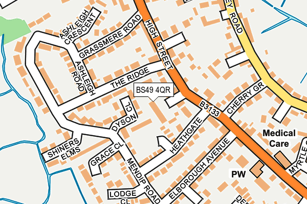 BS49 4QR map - OS OpenMap – Local (Ordnance Survey)
