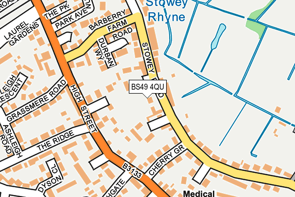 BS49 4QU map - OS OpenMap – Local (Ordnance Survey)