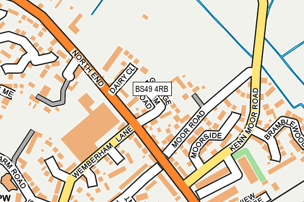BS49 4RB map - OS OpenMap – Local (Ordnance Survey)