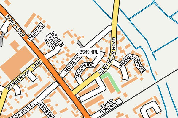 BS49 4RL map - OS OpenMap – Local (Ordnance Survey)