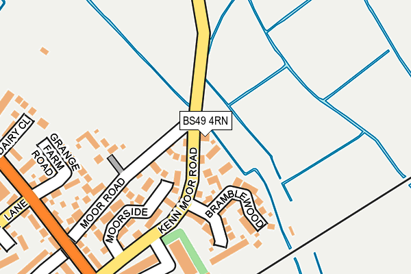 BS49 4RN map - OS OpenMap – Local (Ordnance Survey)