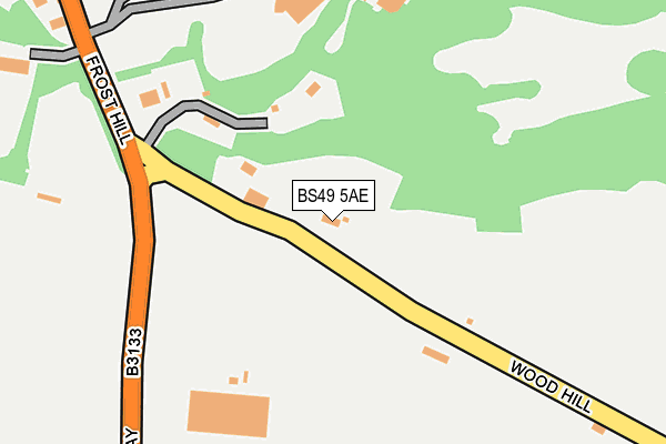 BS49 5AE map - OS OpenMap – Local (Ordnance Survey)